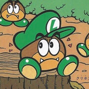 galoomba with a luigi hat
